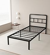 twin xl bed frame with headboard