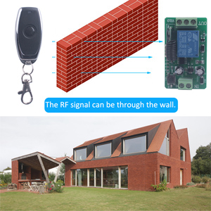 DC 12V 10A Relay Switch 1CH Wireless Remote Control Switch