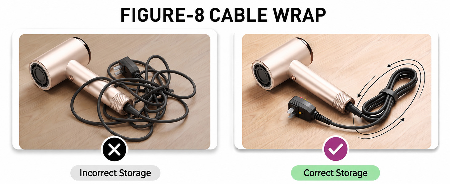 FIGURE-8 CABLE WRAP