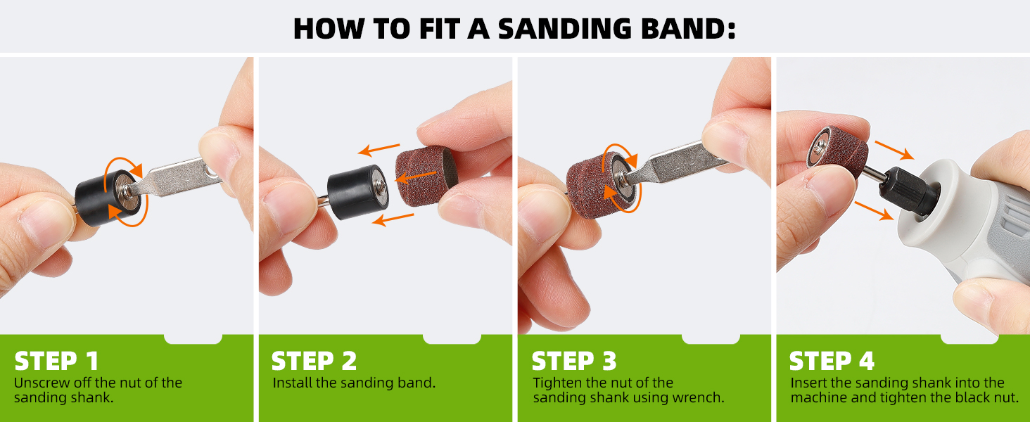 Huepar Tools RT510 Rotary Tool Accessories Kit