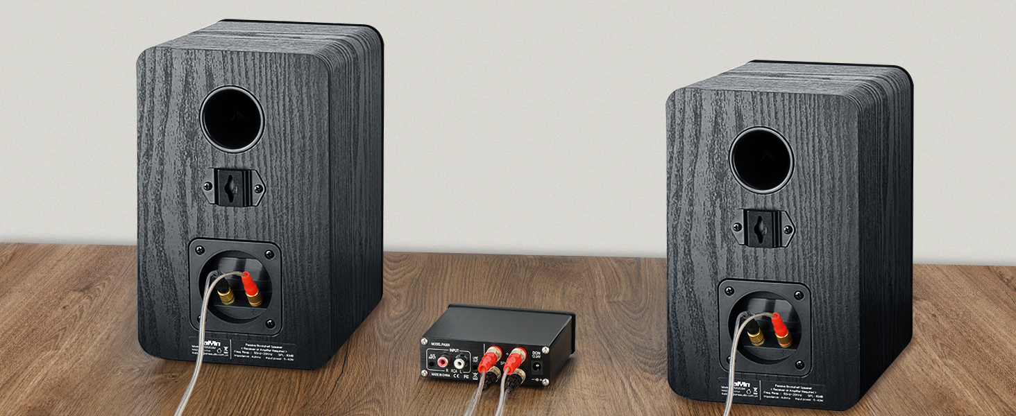 Passive Bookshelf Speakers