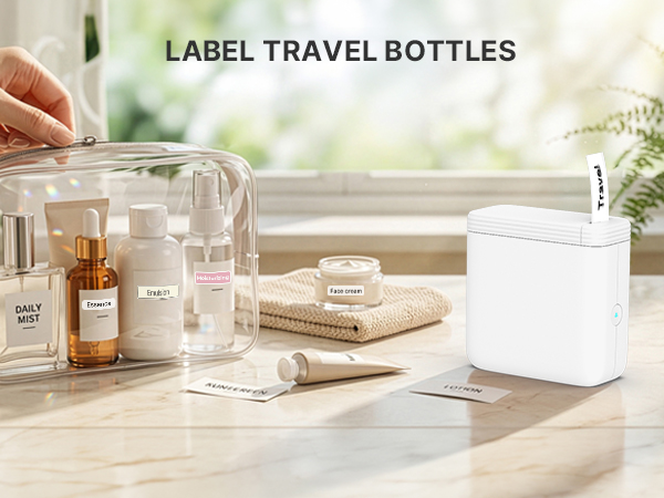 Label Travel Bottles