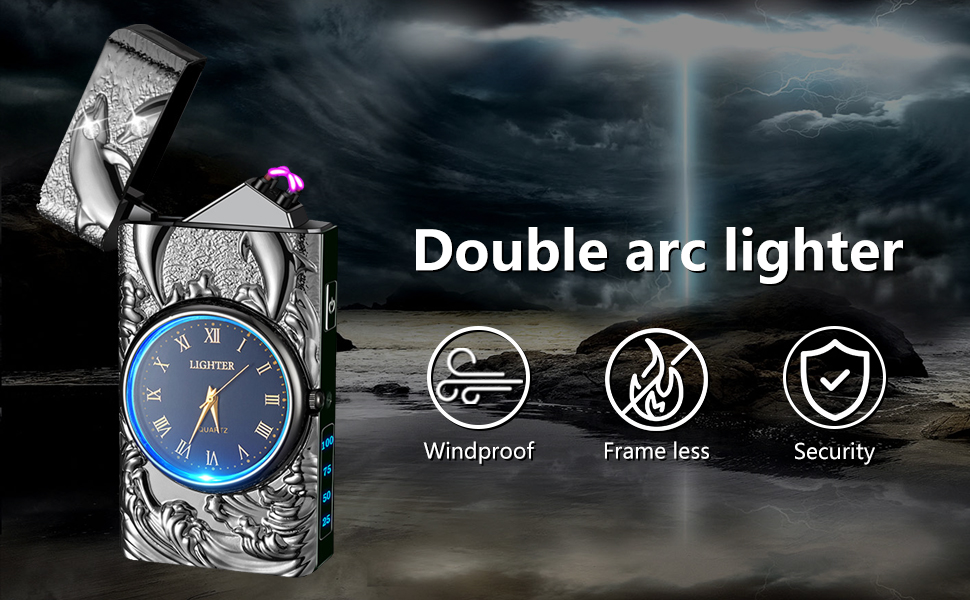 GADATOP Dragon Lighter, Plasma Lighter, Electric Arc Lighter, USB Lighter