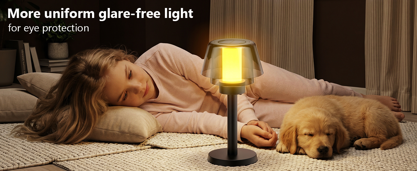 More uniform glare-free light