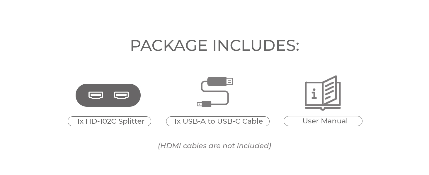 HDMI splitter for multiple displays