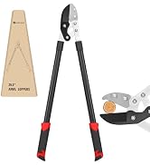 Yesker 29.5" Loppers Heavy Duty Tree Trimmer Sharp Anvil Blade Bypass Loppers up to 1.6 Inch Dia ...