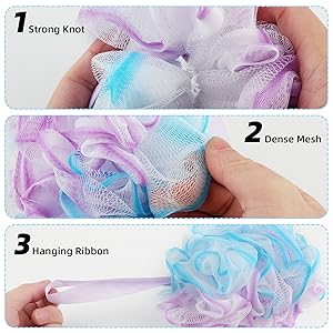 shower loofah