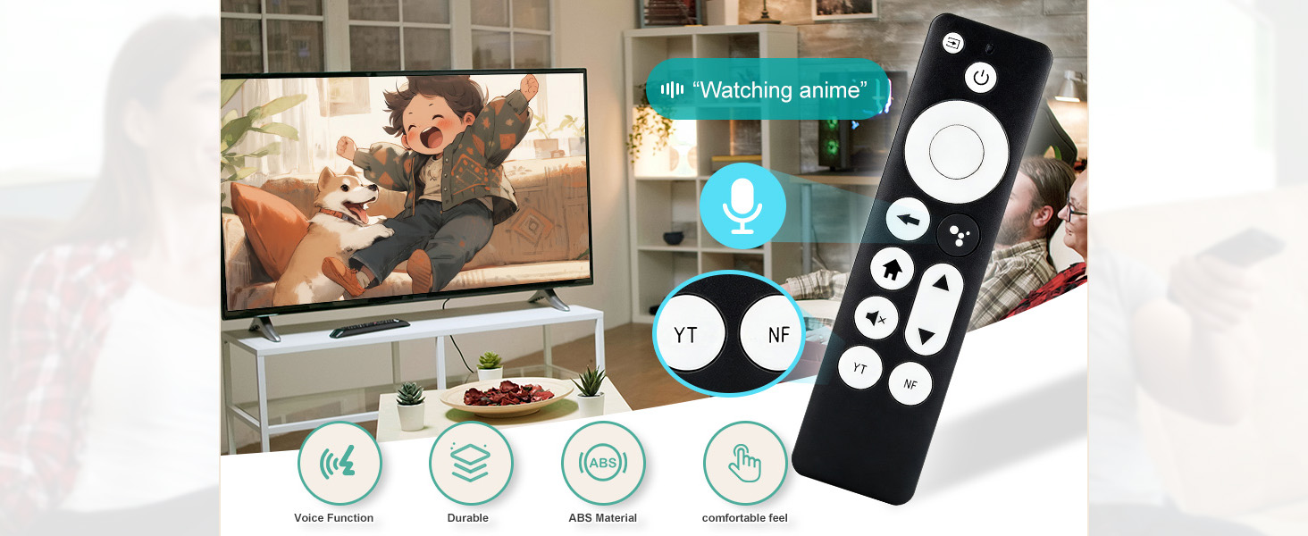 Remote control supporting stick streaming media