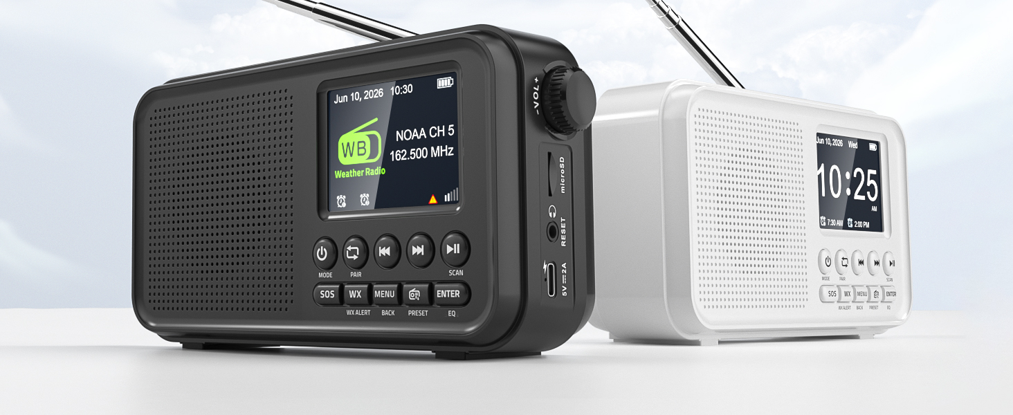 NOAA Weather Radio & FM Radio for Home
