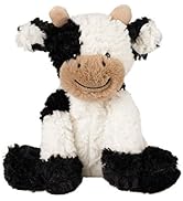 Hopearl Adorable Plush Cow Toy Floppy Dairy Cattle Soft Stuffed Animal Cute Birthday for Boys Gir...