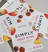 peach raspberry fruit bites