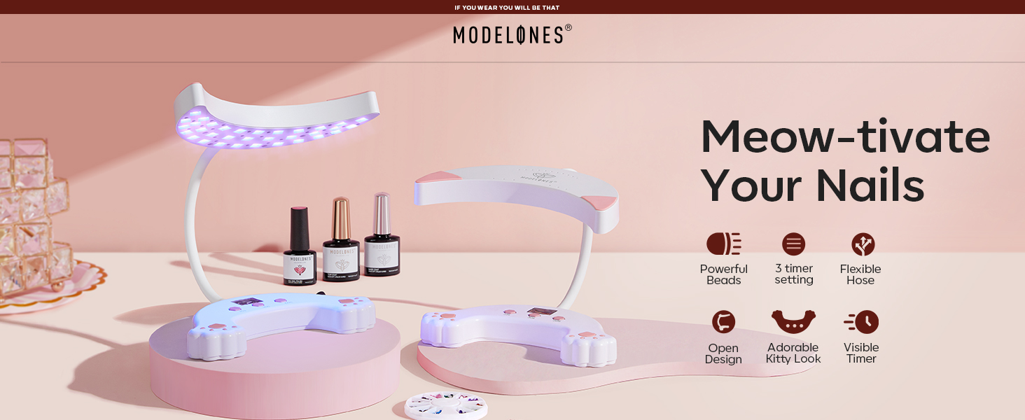 Modelones flexible-design nail lamp