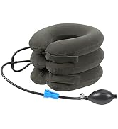 Cervical Neck Traction Device,Three Tube Quick Inflation,Relieves Neck Shoulder Pain,Effectively ...
