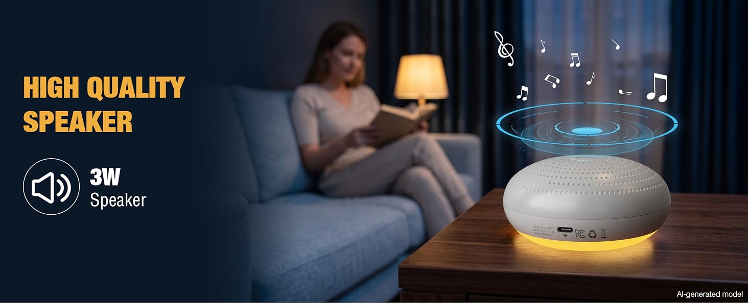 MEGATEK Portable Sound Machine with High Quality Speaker