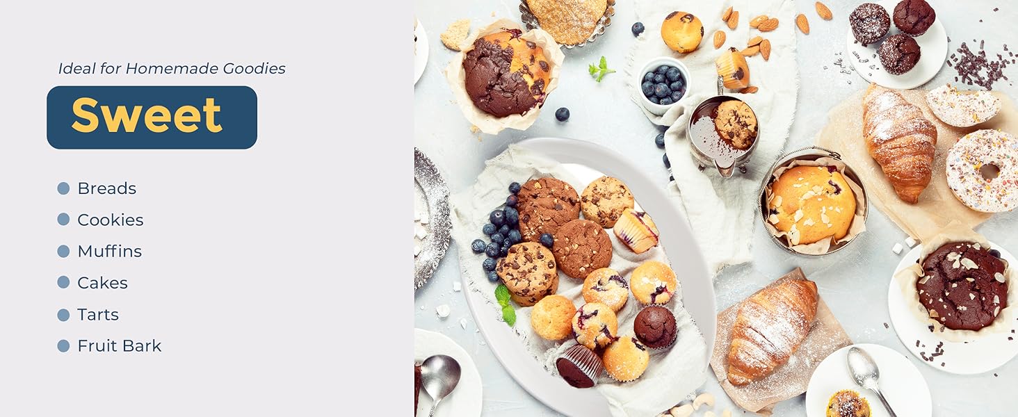 Ideal For Sweet & Savory Homemade Goodies