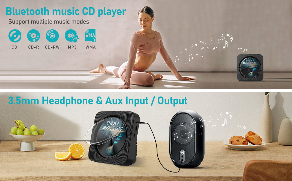 cd player with speaker