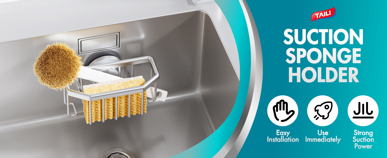 sponge holder for kitchen sink