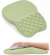 Auhoahsil Ergonomic Mouse Pad with Wrist Rest, Comfortable Slope Computer Mouse Mat with Wrist Su...