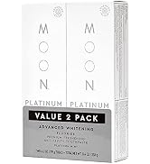 MOON Platinum Advanced Whitening Stain Removal Toothpaste, Fluoride, Cavity Protection, Fresh Min...