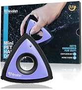 Analan Mini Pet Hair Remover for Car Detailing Dog Hair Tool Brush(Purple) | Deep Cleaning, Reusa...