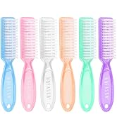 HOFASON 6 Pack Nail Brush for Cleaning Fingernails, Nail Brush Handle Grip Brush for Nail and Toe...