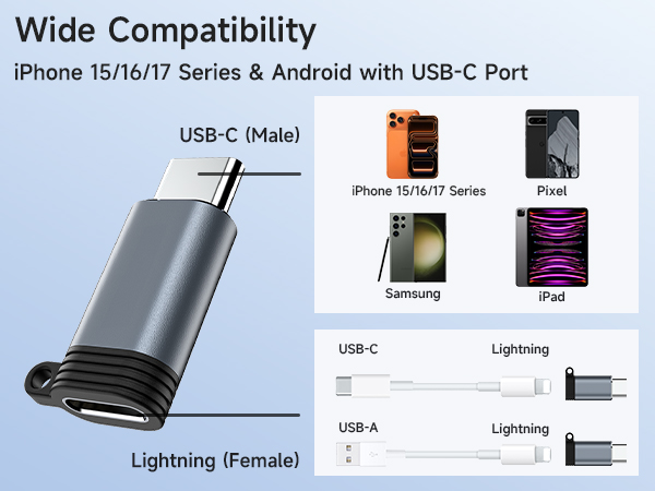 usb c converter lightning adapter