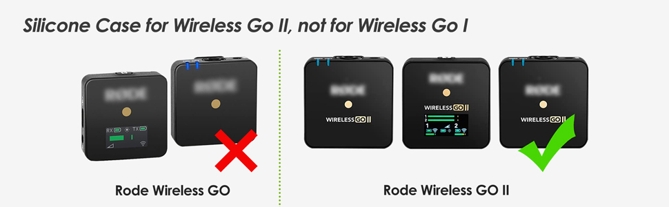 silicone protect case compatible with wireless go ii accessories microphone case covers sleeve