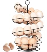 Abiglifty Spiral Metal Egg Holder Countertop, Fresh Egg Holder Countertop,Egg Storage for Counter...