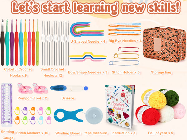 crochet supplies