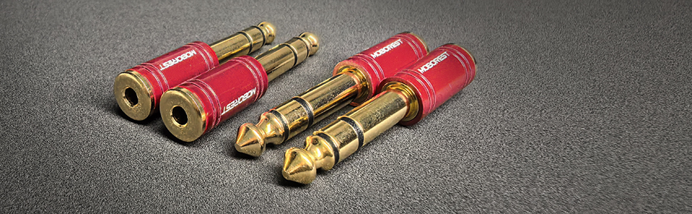 1/4 Male to 1/8 Female Pure Copper Adapter