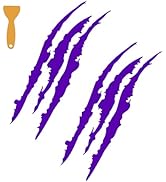 CouTunp 2PCS Claw Mark Decals for Cars, Headlight Car Sticker, Monster Claw Scratch Stripes Stick...