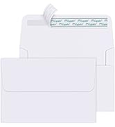 Eupako A4 White Photo Envelopes 4x6, 250 Pack Self Seal Envelopes for 4x6 Cards, Photos, Invitati...