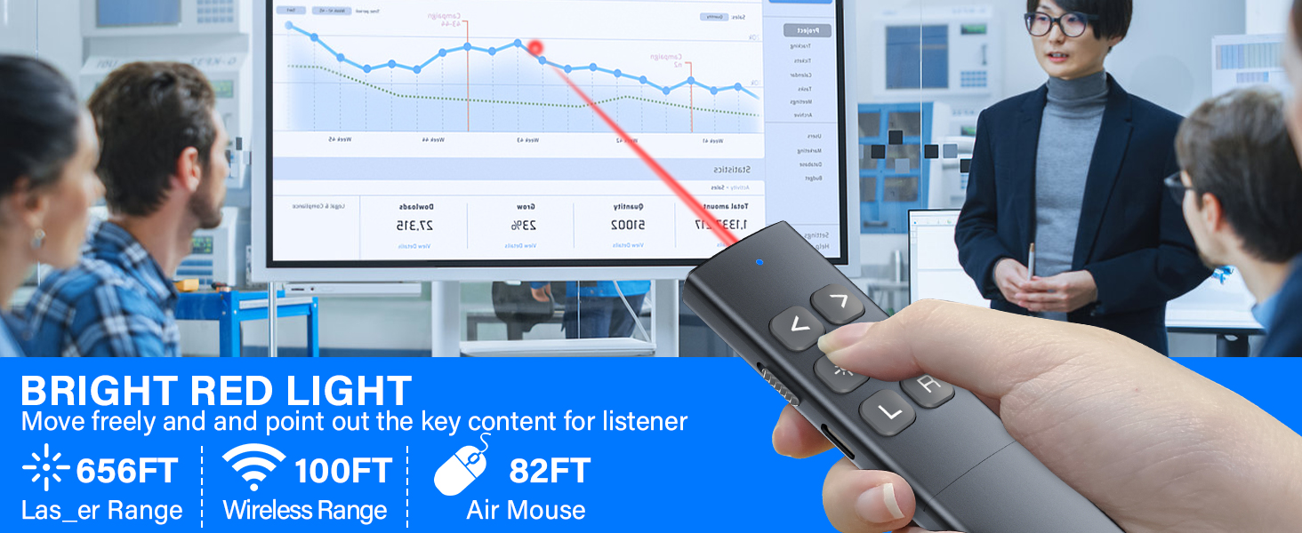 Presentation Clicker wireless presenter remote