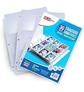 540 Pocket Baseball Card Sleeves - Trading Card Sleeve - Card Sleeves for Baseball Cards Pokemon ...