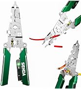 18 in 1 Foldable Wire Stripper with Electricity Measurement Function & Dual Alarms Multifunctiona...