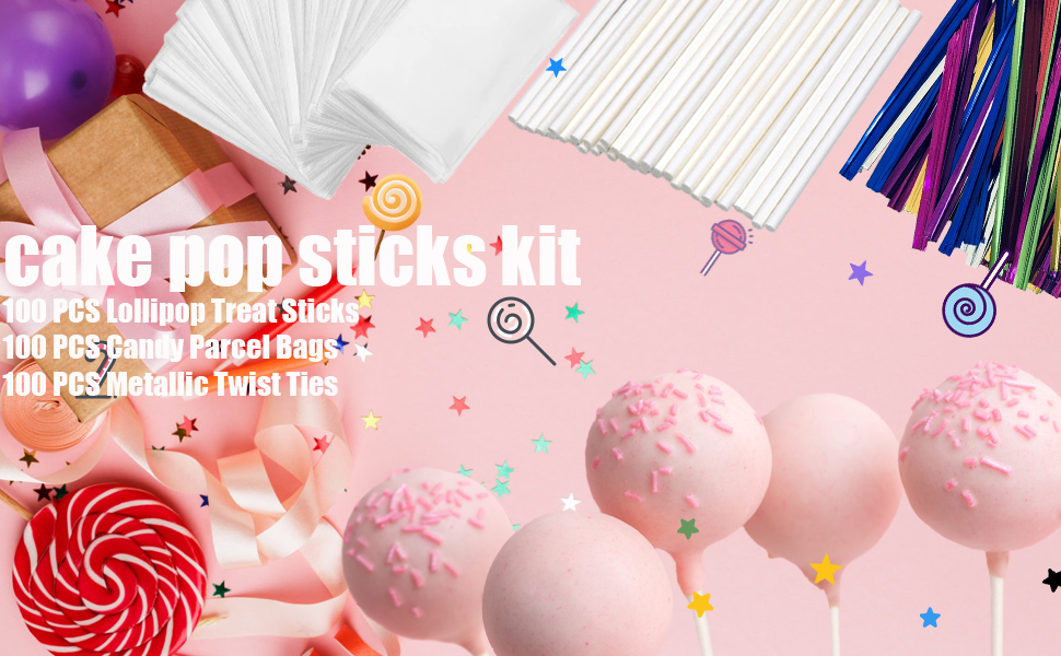 cake pop sticks kit
