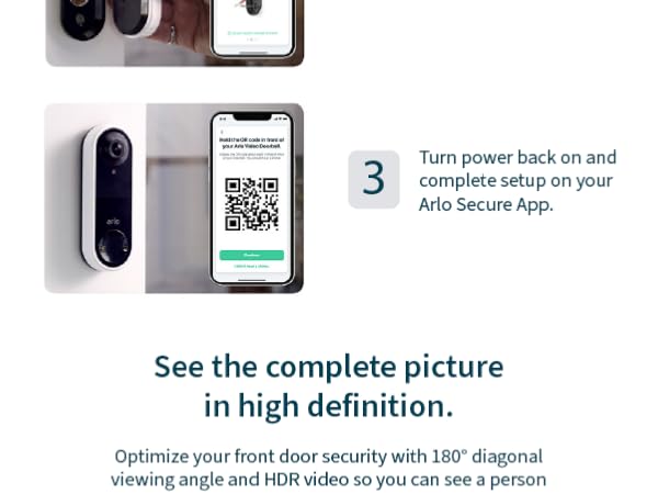 Arlo Essential Wired Video Doorbell