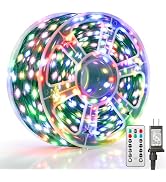 Mlambert 1500 LED Christmas Lights 492FT, Outdoor Waterproof Dimmable Fairy Lights with Remote, 8...