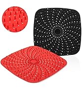 Upgrade Reusable Air Fryer Liners with Raised Silicone | Patented Product | BPA Free Non-Stick Si...