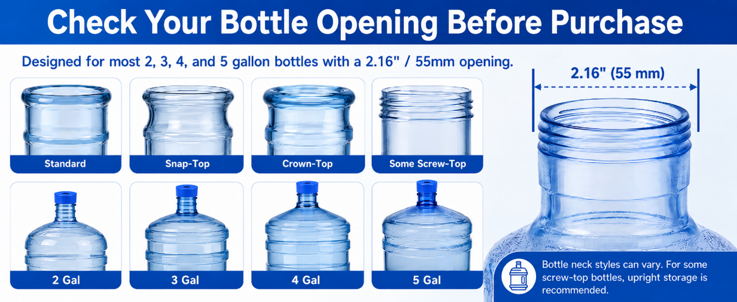 water jug caps