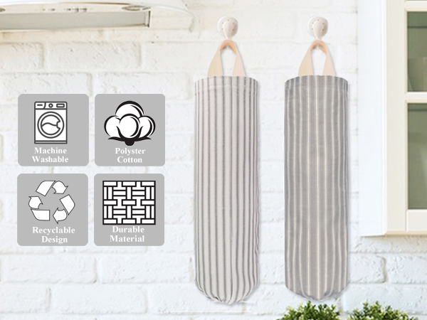 trash bag holder for plastic bags