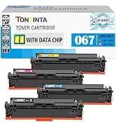 (with Data Chip) 067 CRG-067 CRG067 4 Colors Compatible Toner Cartridges Standard Capacity for Ca...