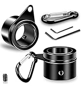 REERON 1" Flag Pole Rings Clips 360° Rotating Flagpole Swivels Clips Flag Mounting Rings - Alumin...