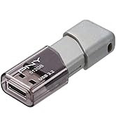 PNY 512GB Turbo Attache 3 USB 3.2 Flash Drive 100MB/s, Silver (Pack of 1)