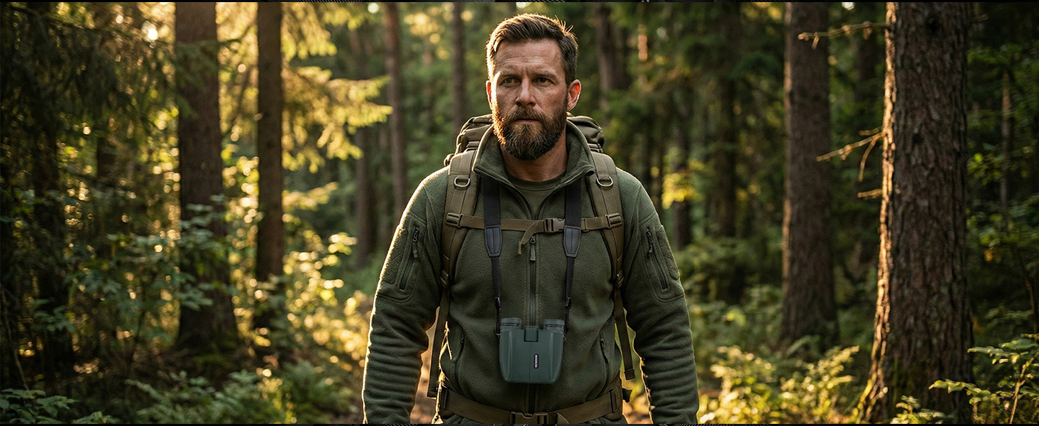 Rugged 600D MOLLE pouch. Securely attaches to belts or packs for hands-free mobility
