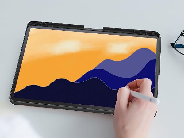 samsung galaxy tab S9 FE keyboard case with trackpad