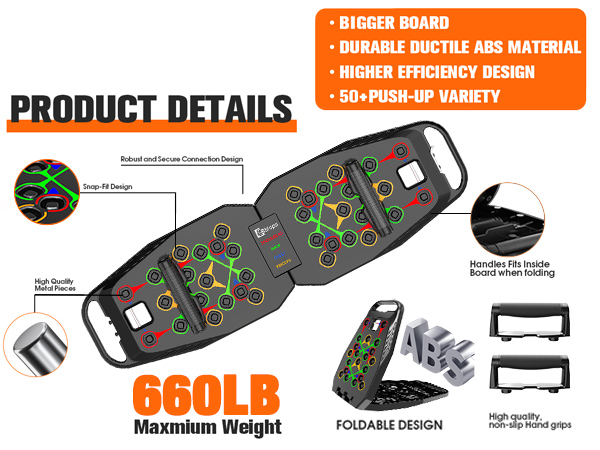 push board,pushup board for men,5 in 1 push up board,push ups board,hot wave push up board