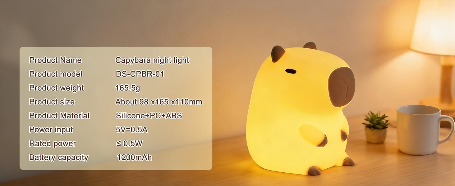 capybara night light