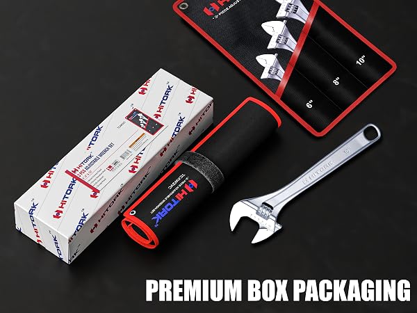 3 Pcs Adjustable Wrench Set Packaging MOB
