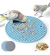 Jevnd 2Pcs Bird Foraging Toys Puzzle, Bird Slow Feeder Mats, Interactive Parrot Foraging Toys to ...